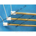 Gold coated halogen  quartz heater tube